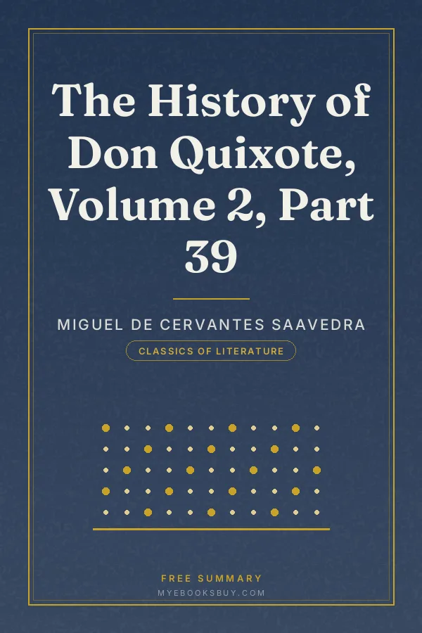 Cover of The History of Don Quixote, Volume 2, Part 39