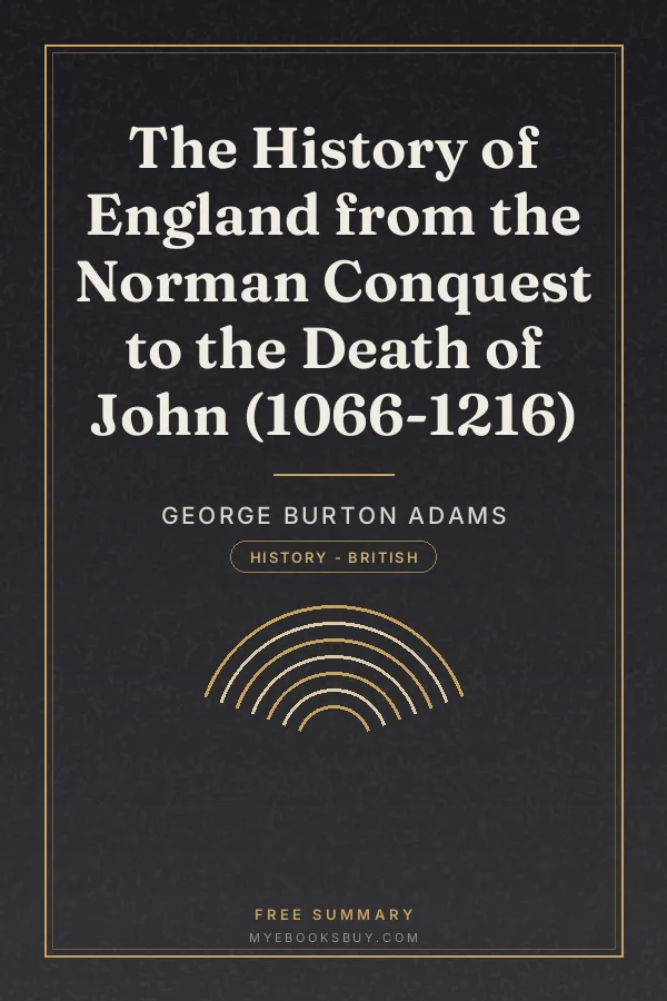Cover of The History of England from the Norman Conquest to the Death of John (1066-1216)