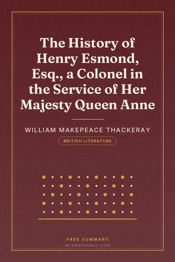 Cover of The History of Henry Esmond, Esq., a Colonel in the Service of Her Majesty Queen Anne