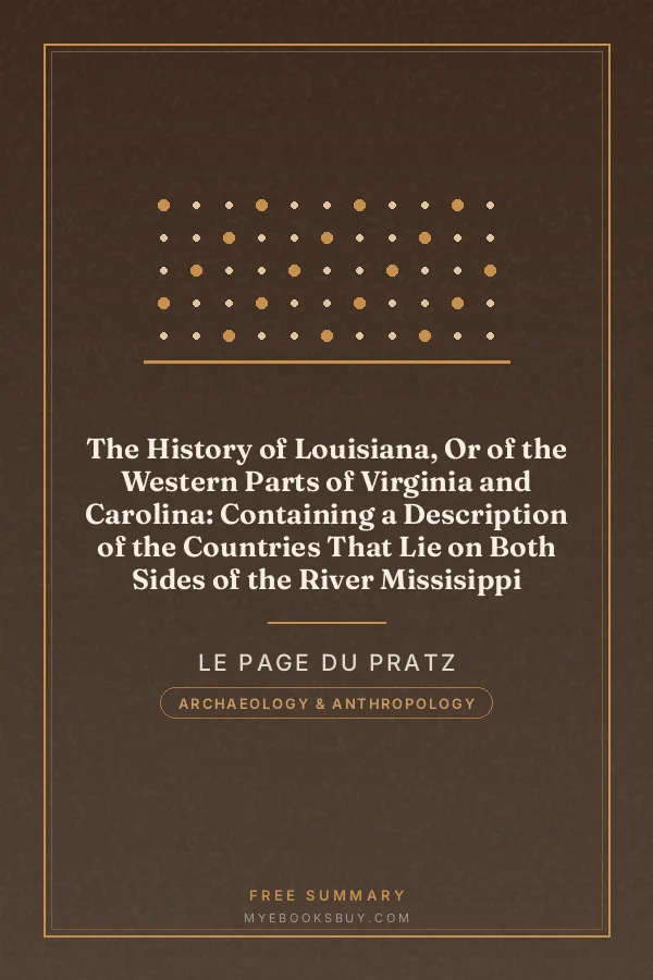 Cover of The History of Louisiana, Or of the Western Parts of Virginia and Carolina: Containing a Description of the Countries That Lie on Both Sides of the River Missisippi
