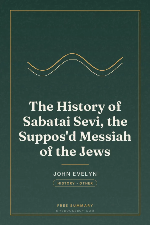 Cover of The History of Sabatai Sevi, the Suppos'd Messiah of the Jews