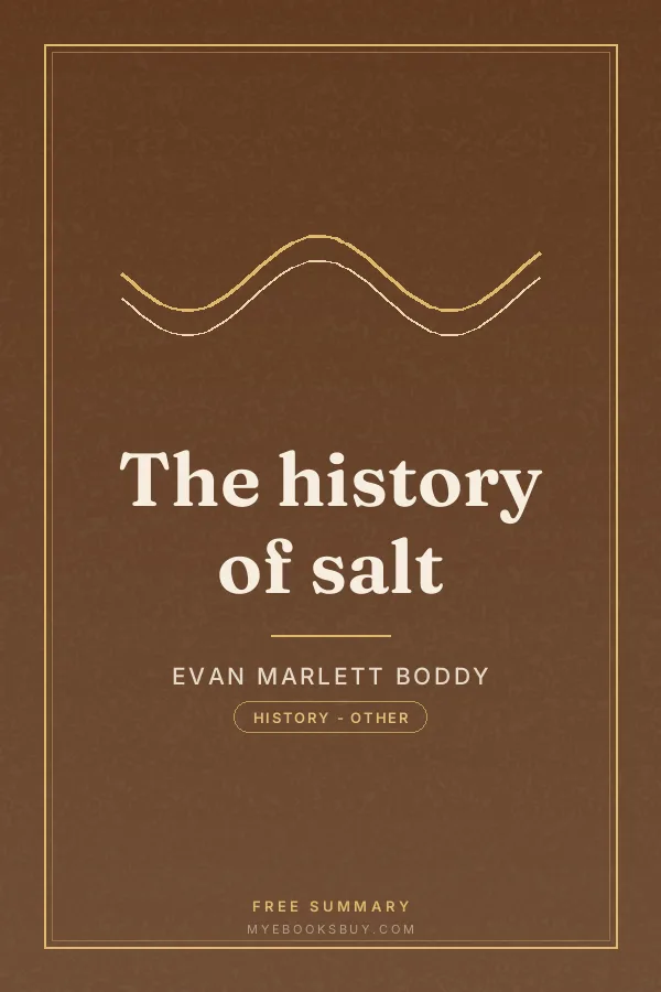 Cover of The history of salt