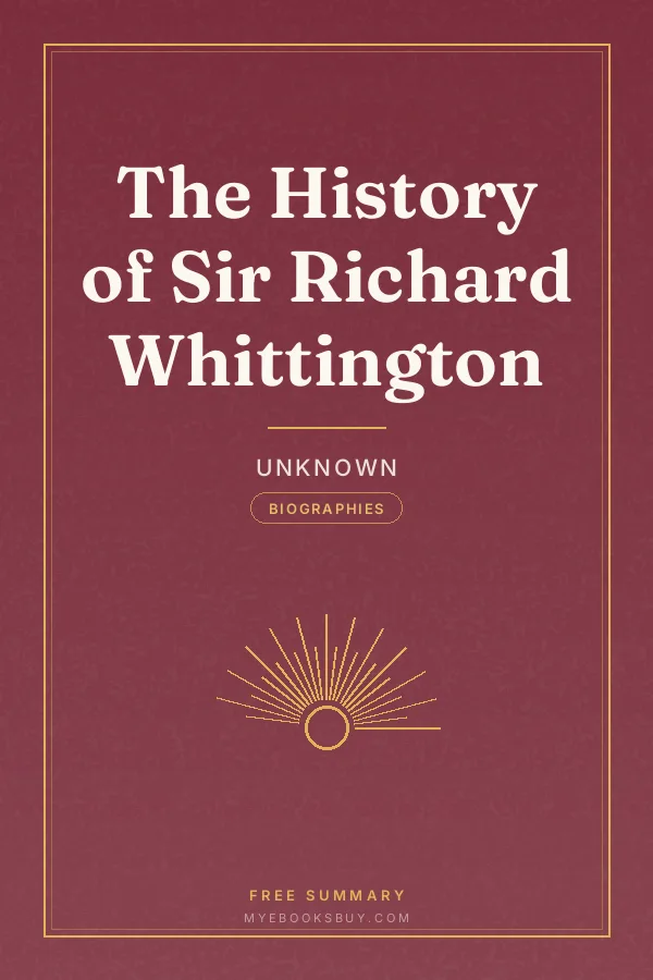 Cover of The History of Sir Richard Whittington