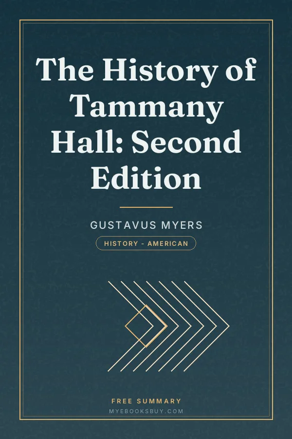 Cover of The History of Tammany Hall: Second Edition