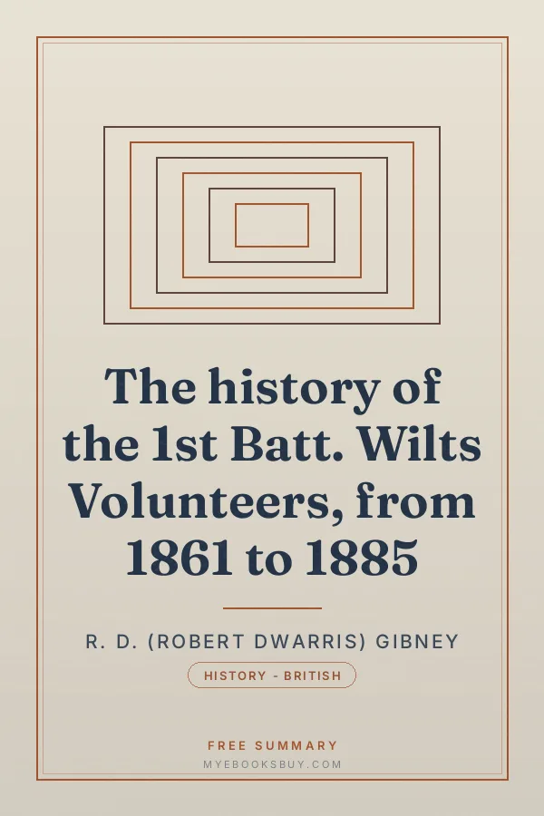 Cover of The history of the 1st Batt. Wilts Volunteers, from 1861 to 1885