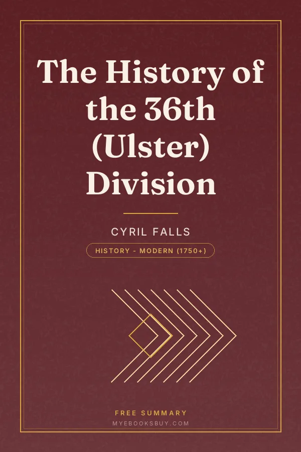 Cover of The History of the 36th (Ulster) Division