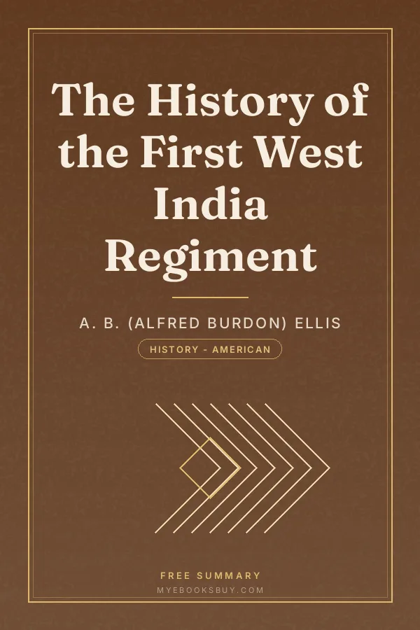 Cover of The History of the First West India Regiment