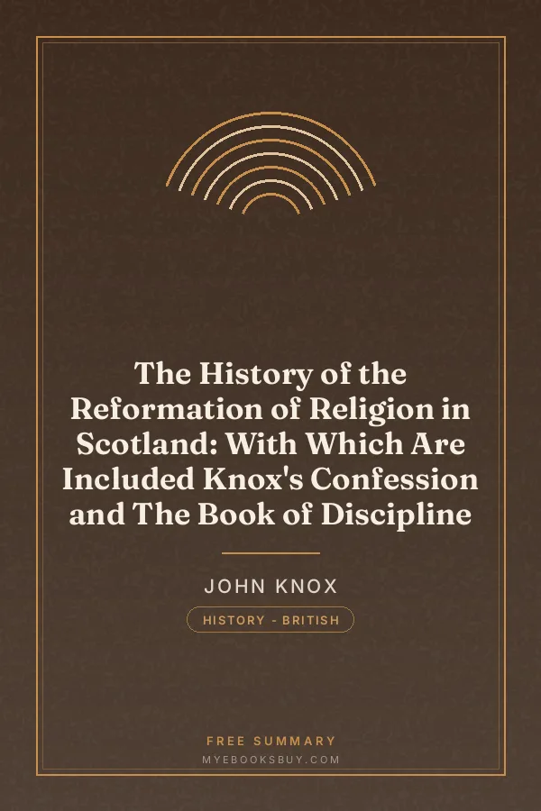 Cover of The History of the Reformation of Religion in Scotland: With Which Are Included Knox's Confession and The Book of Discipline