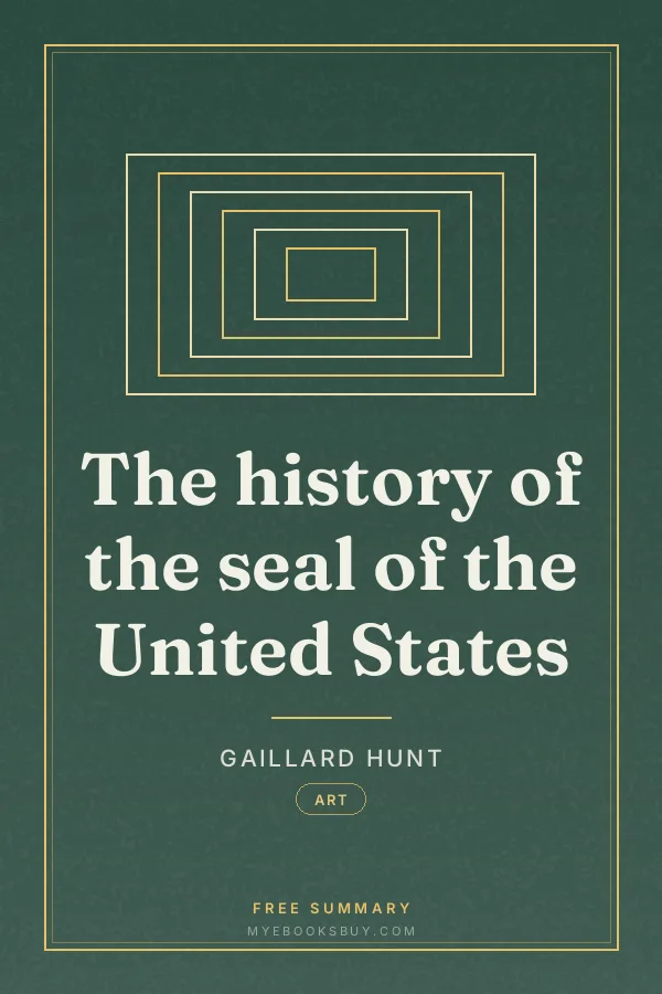 Cover of The history of the seal of the United States