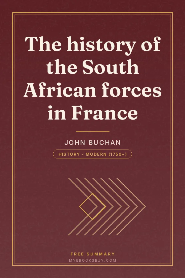 Cover of The history of the South African forces in France