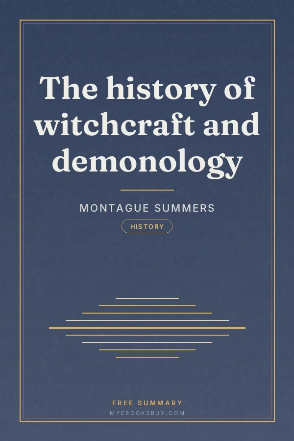 Cover of The history of witchcraft and demonology