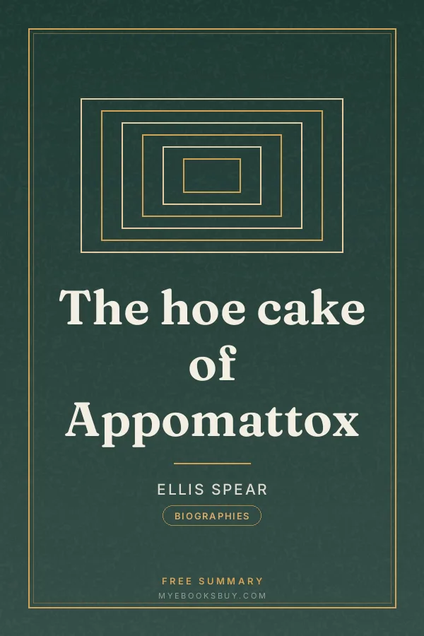 Cover of The hoe cake of Appomattox