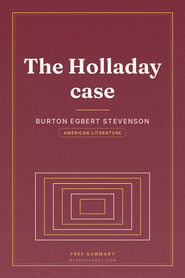 Cover of The Holladay case