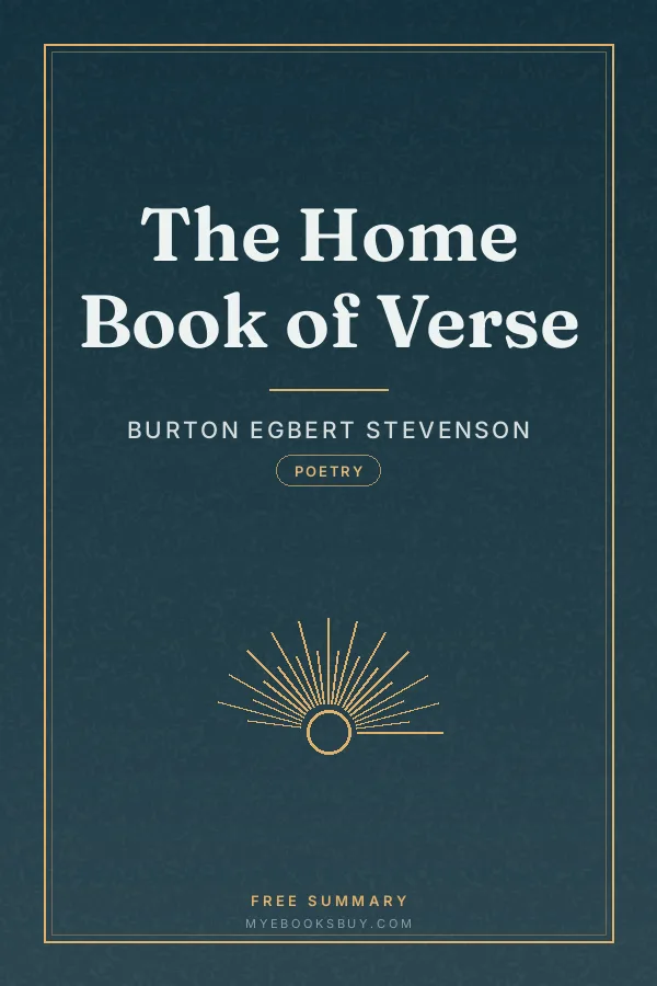 Cover of The Home Book of Verse
