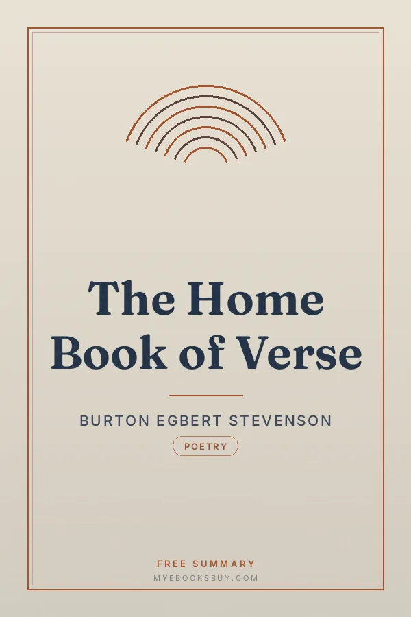 Cover of The Home Book of Verse