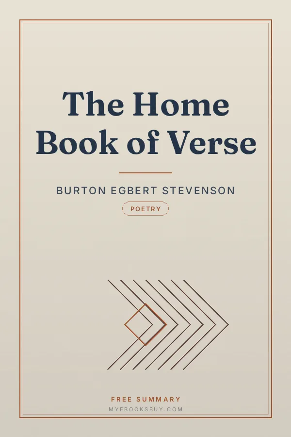 Cover of The Home Book of Verse