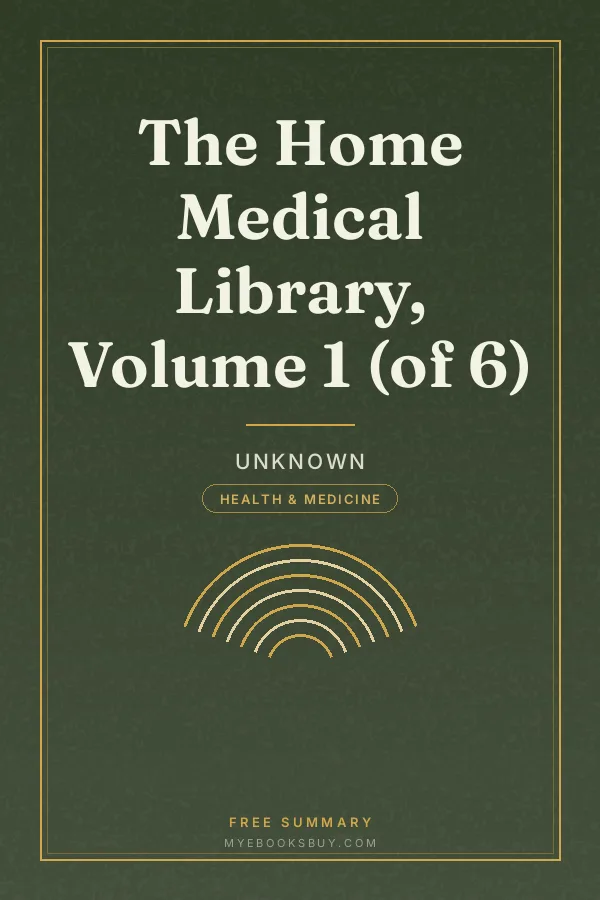 Cover of The Home Medical Library, Volume 1 (of 6)
