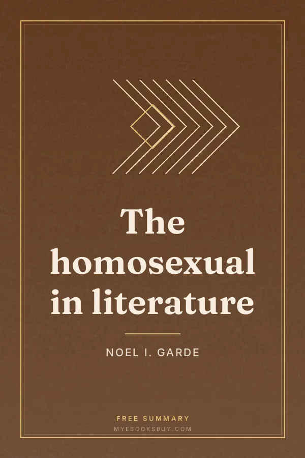 Cover of The homosexual in literature