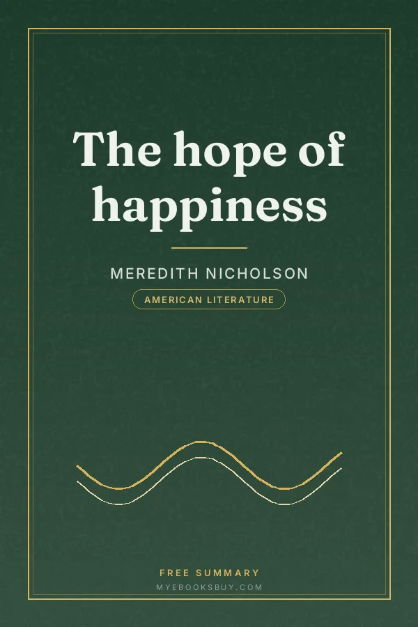 Cover of The hope of happiness