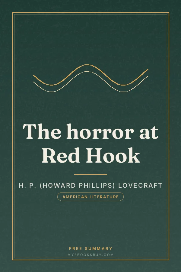 Cover of The horror at Red Hook