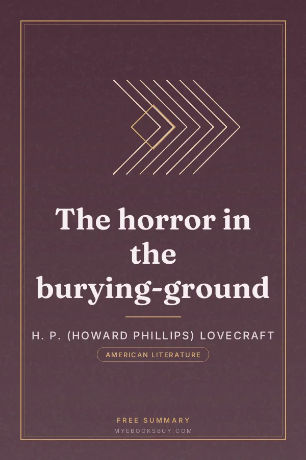 Cover of The horror in the burying-ground