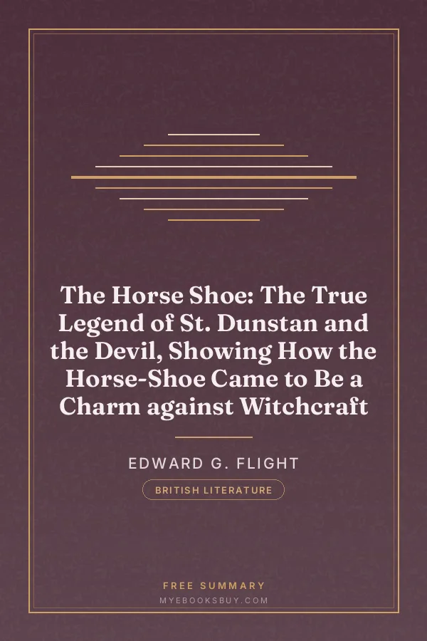 Cover of The Horse Shoe: The True Legend of St. Dunstan and the Devil, Showing How the Horse-Shoe Came to Be a Charm against Witchcraft