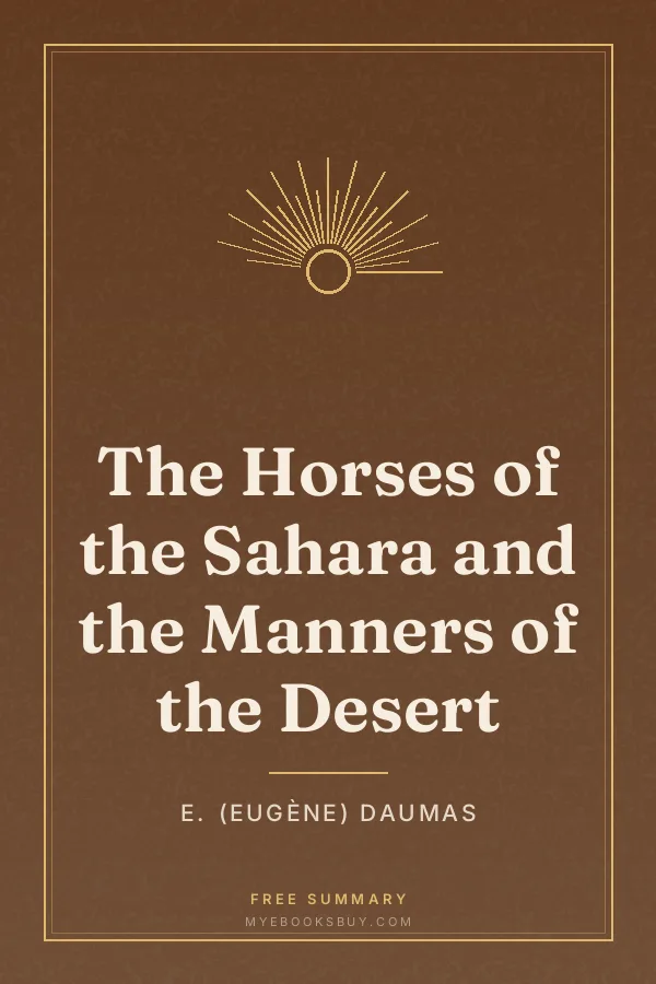 Cover of The Horses of the Sahara and the Manners of the Desert