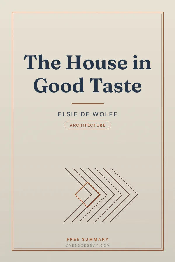 Cover of The House in Good Taste