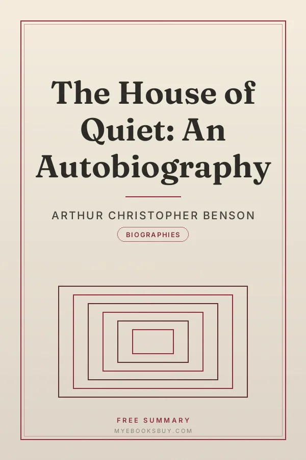 Cover of The House of Quiet: An Autobiography