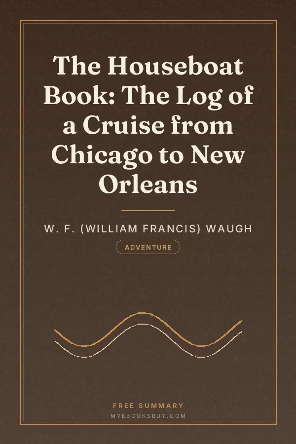 Cover of The Houseboat Book: The Log of a Cruise from Chicago to New Orleans