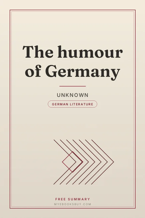 Cover of The humour of Germany