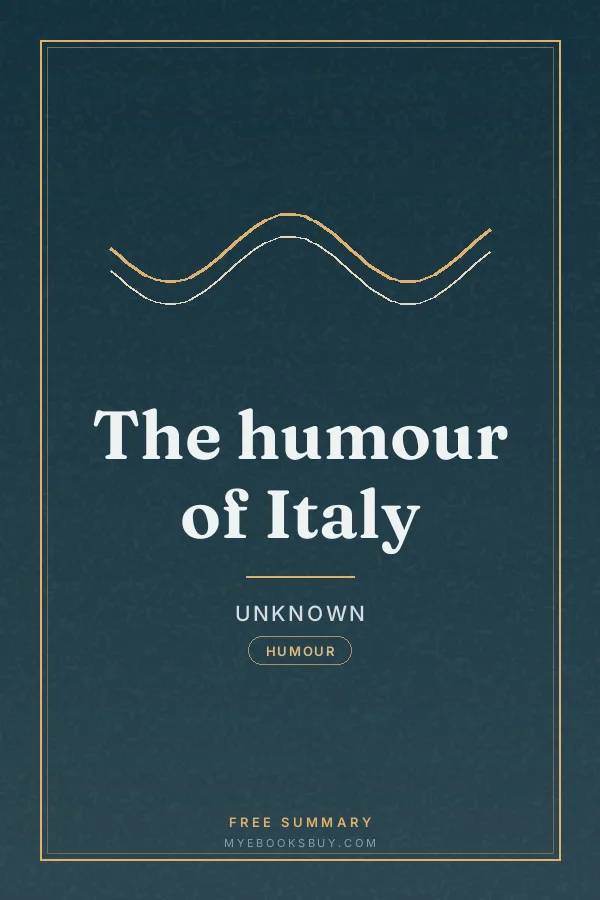 Cover of The humour of Italy
