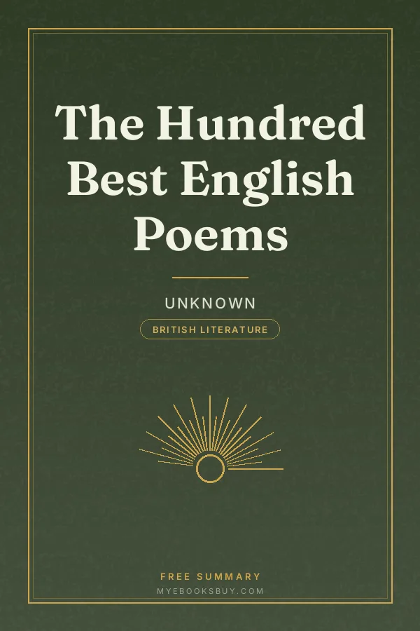 Cover of The Hundred Best English Poems
