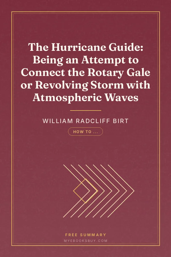 Cover of The Hurricane Guide: Being an Attempt to Connect the Rotary Gale or Revolving Storm with Atmospheric Waves