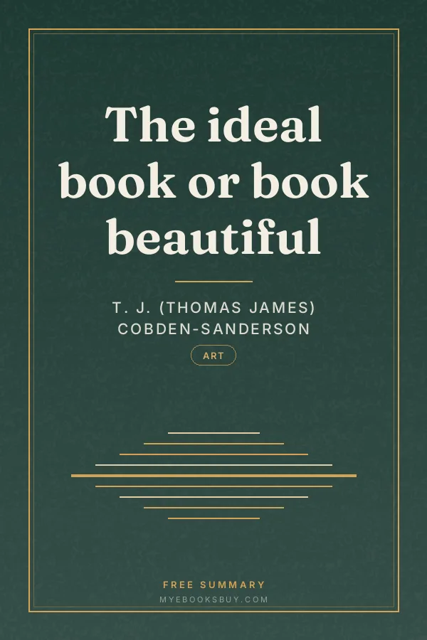 Cover of The ideal book or book beautiful