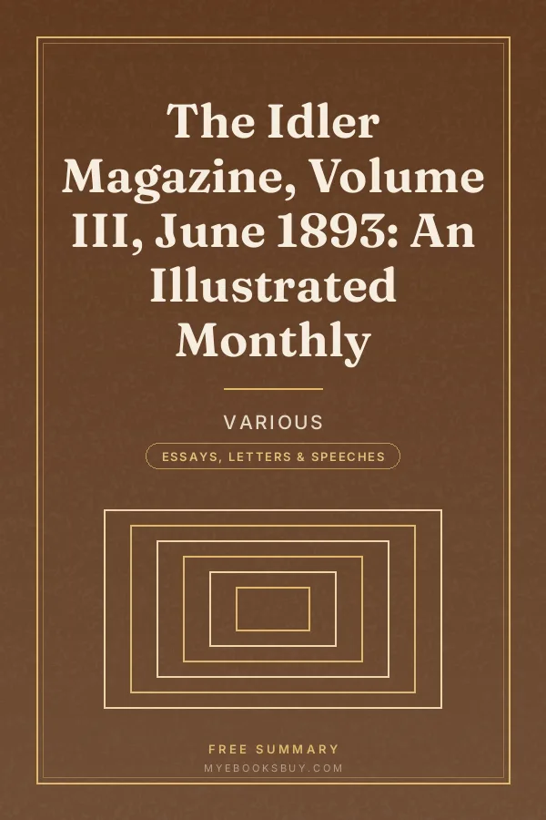 Cover of The Idler Magazine, Volume III, June 1893: An Illustrated Monthly