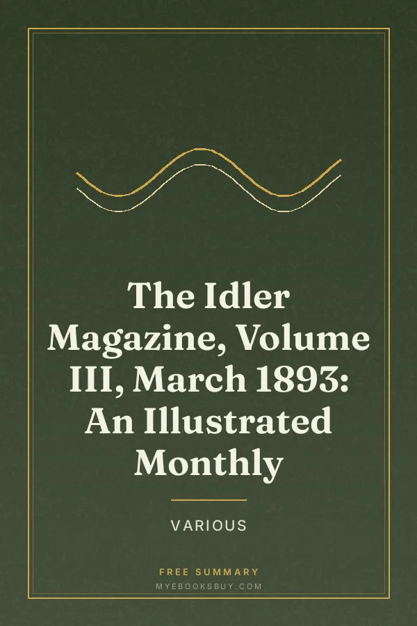 Cover of The Idler Magazine, Volume III, March 1893: An Illustrated Monthly