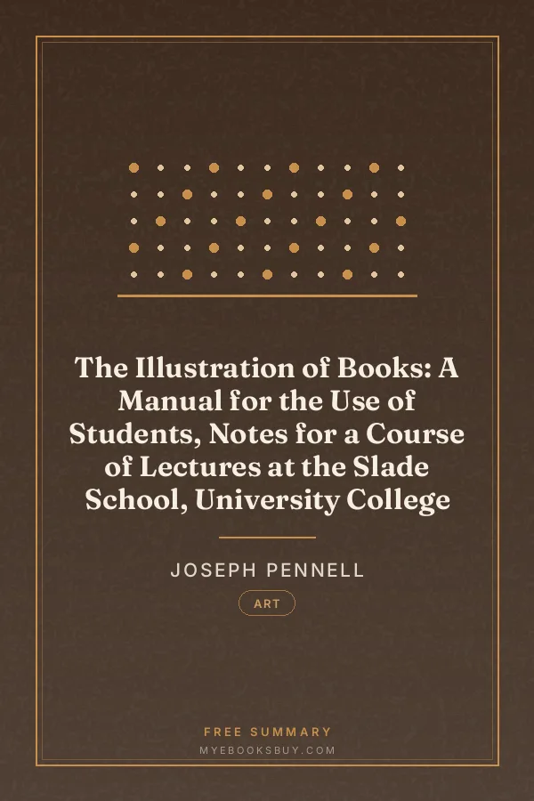 Cover of The Illustration of Books: A Manual for the Use of Students, Notes for a Course of Lectures at the Slade School, University College