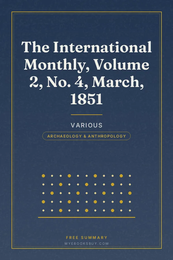 Cover of The International Monthly, Volume 2, No. 4, March, 1851