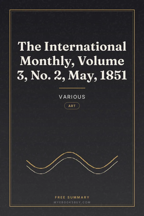 Cover of The International Monthly, Volume 3, No. 2, May, 1851