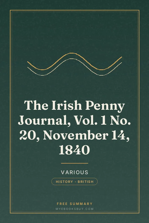 Cover of The Irish Penny Journal, Vol. 1 No. 20, November 14, 1840