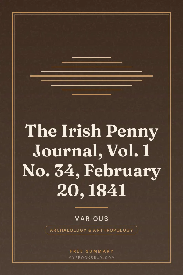 Cover of The Irish Penny Journal, Vol. 1 No. 34, February 20, 1841