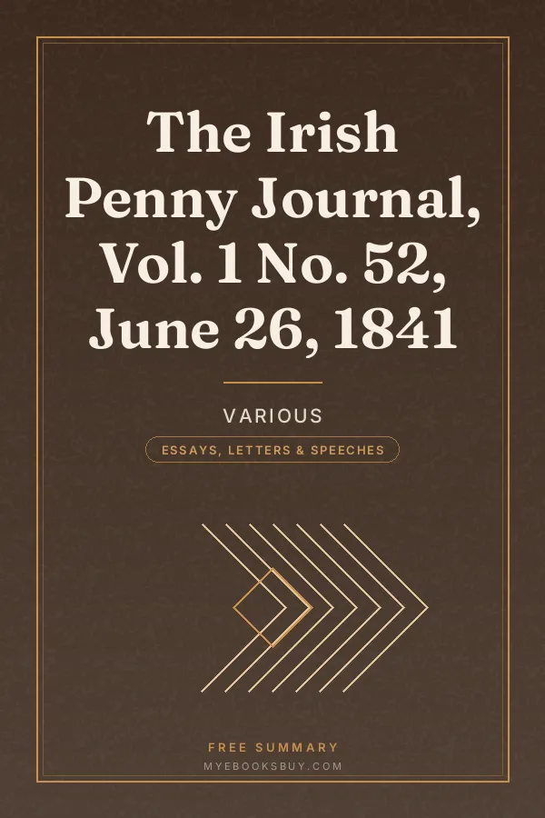 Cover of The Irish Penny Journal, Vol. 1 No. 52, June 26, 1841