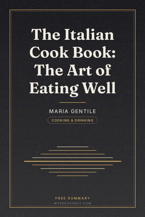 Cover of The Italian Cook Book: The Art of Eating Well