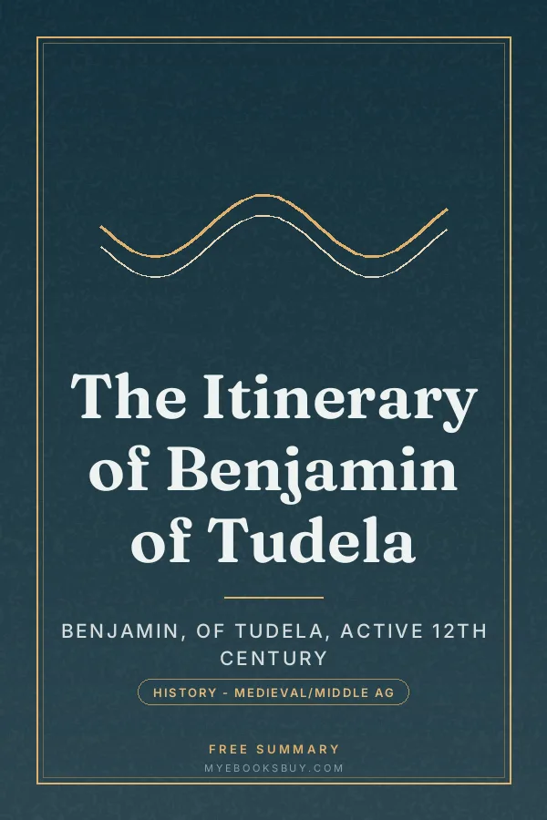 Cover of The Itinerary of Benjamin of Tudela