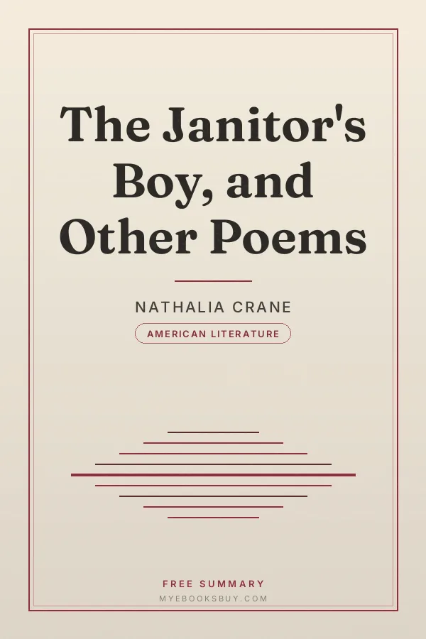 Cover of The Janitor's Boy, and Other Poems