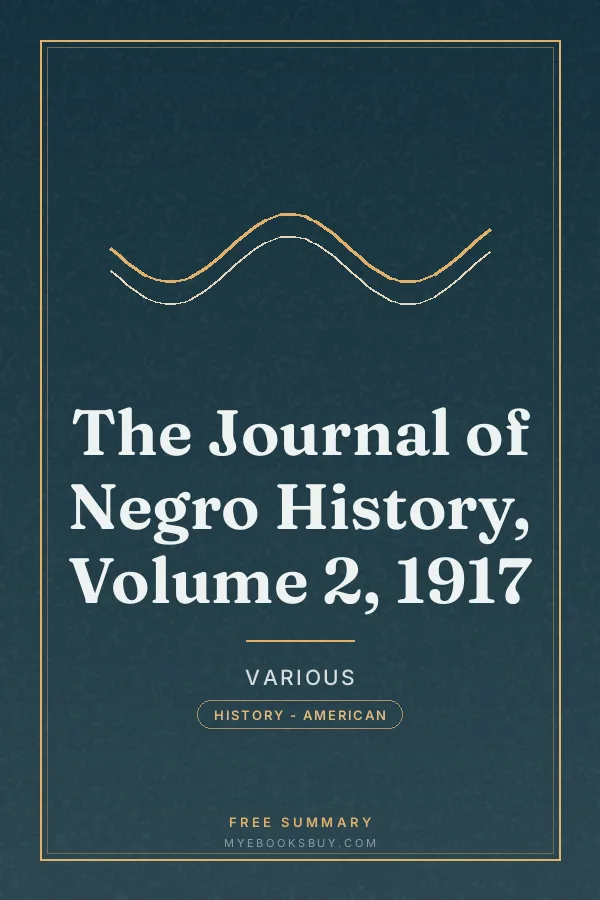 Cover of The Journal of Negro History, Volume 2, 1917