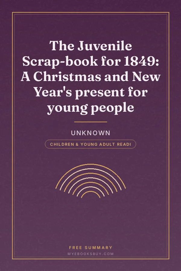 Cover of The Juvenile Scrap-book for 1849: A Christmas and New Year's present for young people
