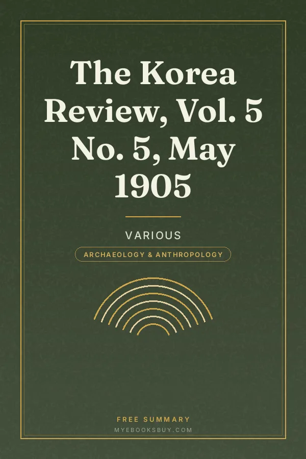 Cover of The Korea Review, Vol. 5 No. 5, May 1905