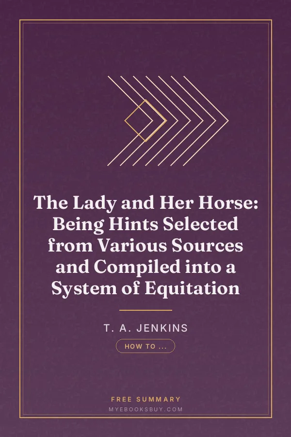 Cover of The Lady and Her Horse: Being Hints Selected from Various Sources and Compiled into a System of Equitation